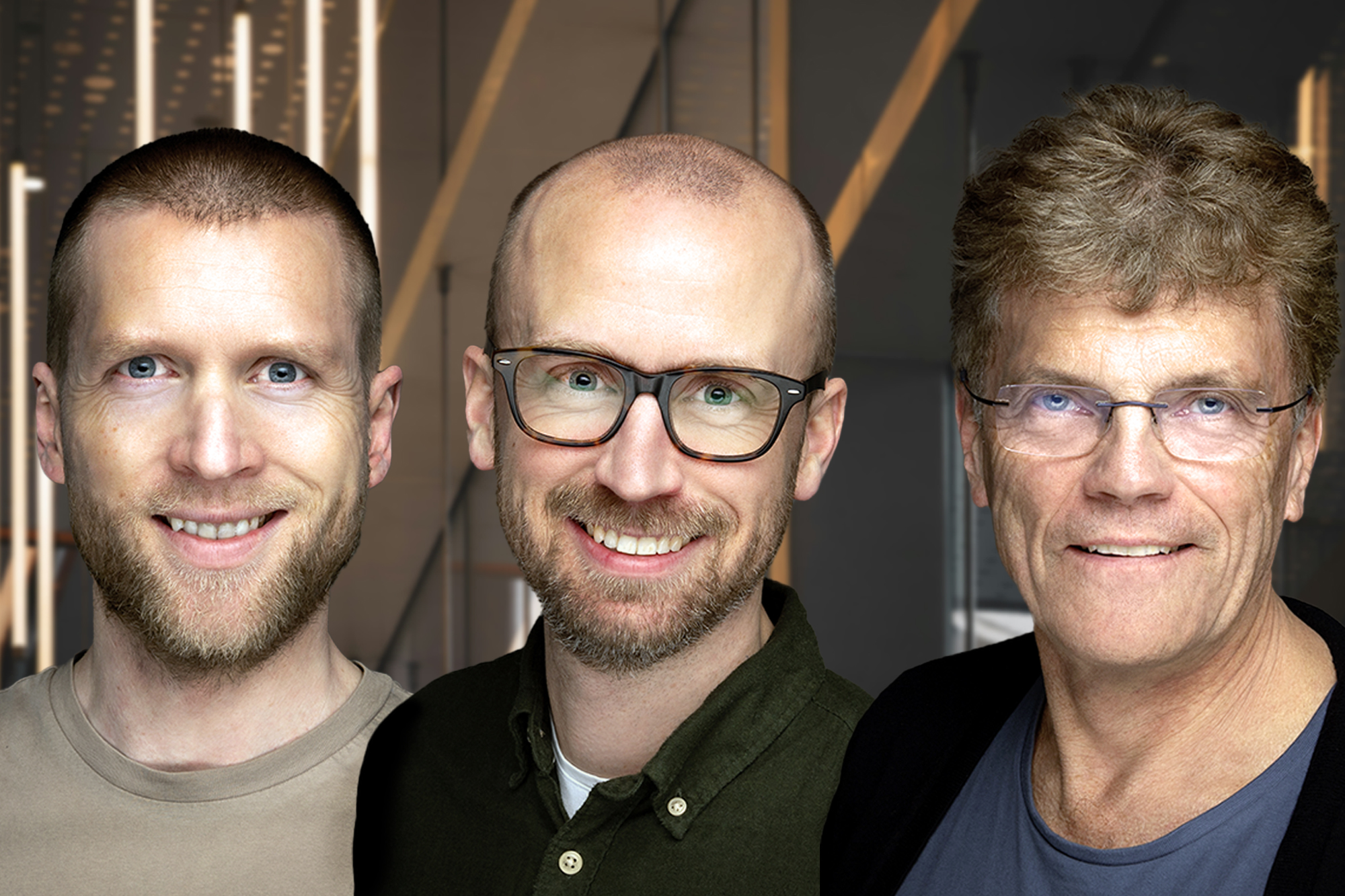 Espen Daaland Wormdahl, Christian Sesseng och Geir Drangsholt, Safezone.